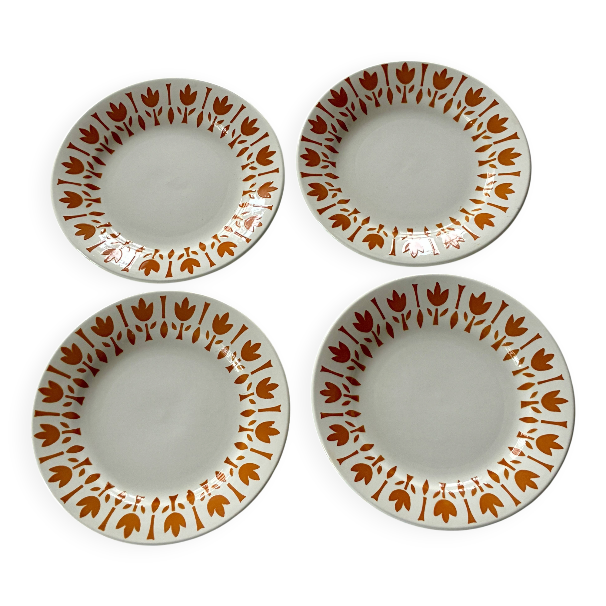Dessert plates Digoin Sarreguemines