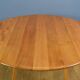 Mid Century Retro Elm and Beech Circular Dining Table by Ercol  1970s