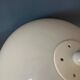 Vintage white Space Age Dijkstra mushroom table lamp