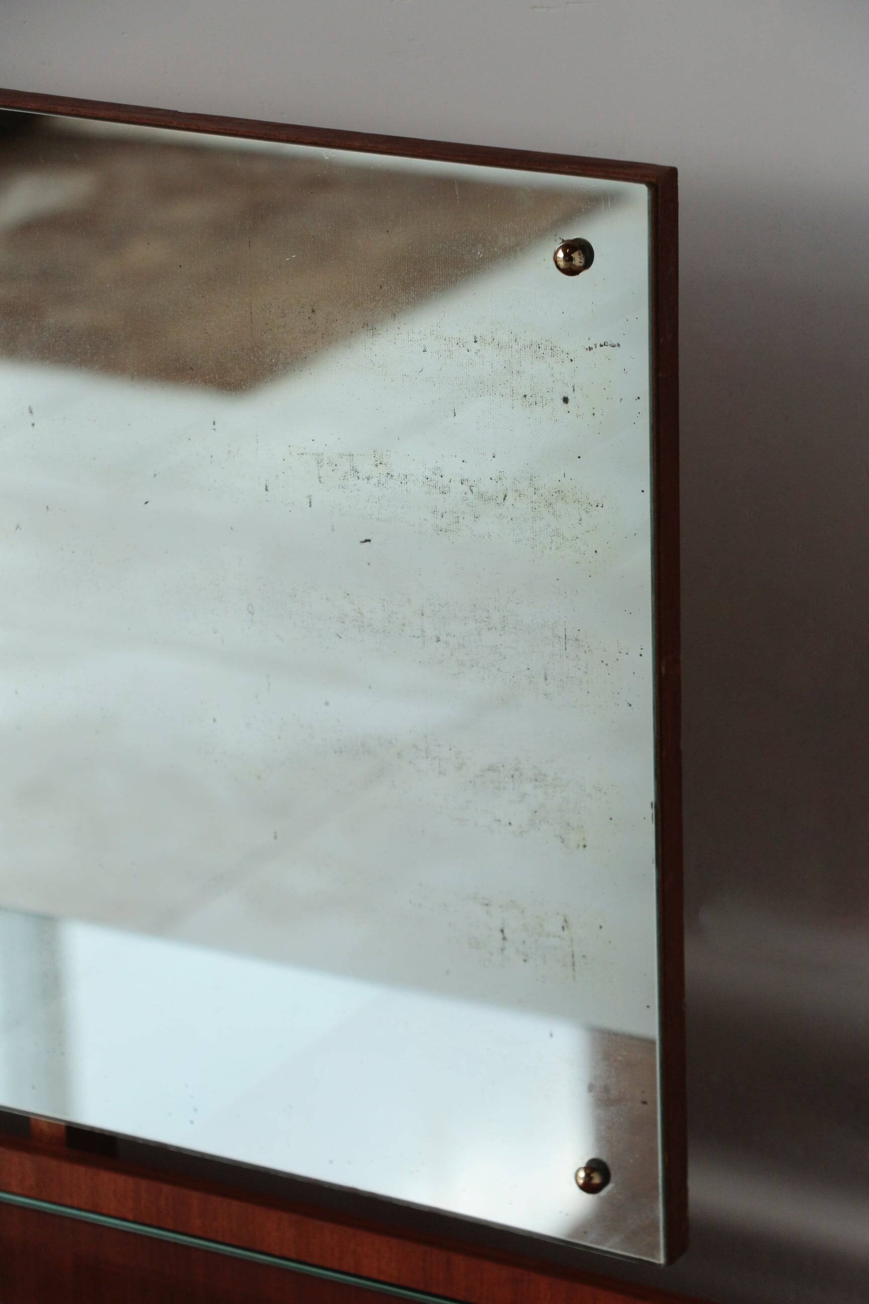 Wrighton Teak Dressing Table - Vintage 1960s - Hexagonal Base