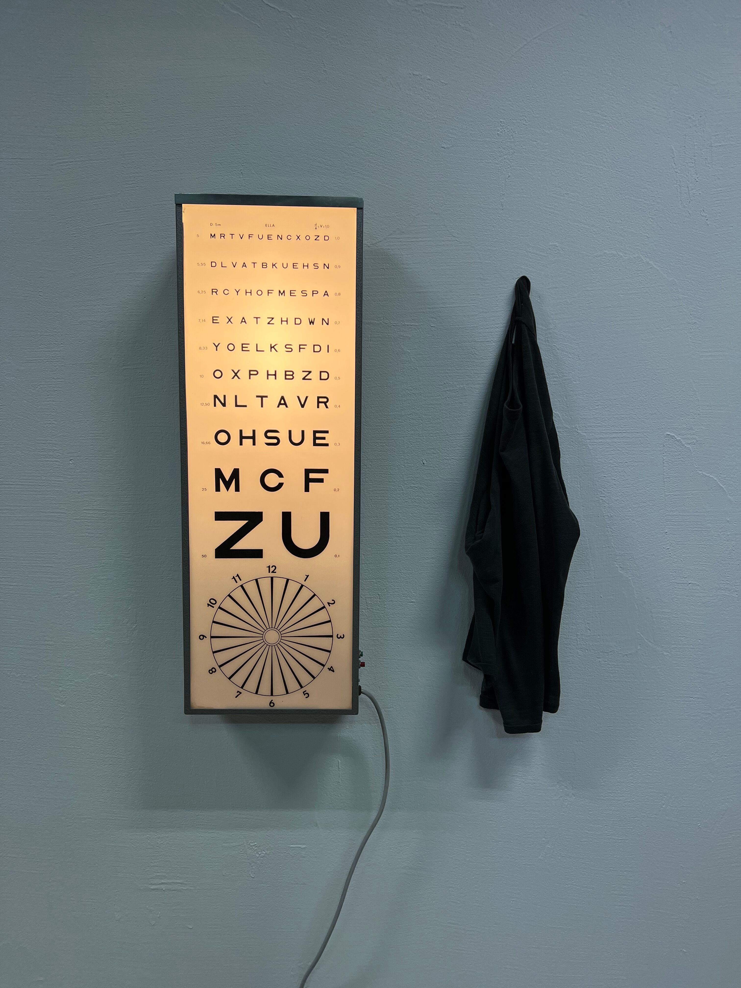 Optician's luminous painting