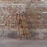 Old wooden sledge 2 people, 50s