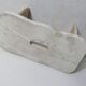 old small white patinated wooden bench vintage step stool
