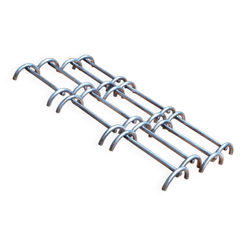 Set of silver-plated elephant knife rests