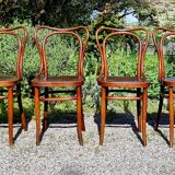 4 chairs bistrot Kohn n°55 early twentieth