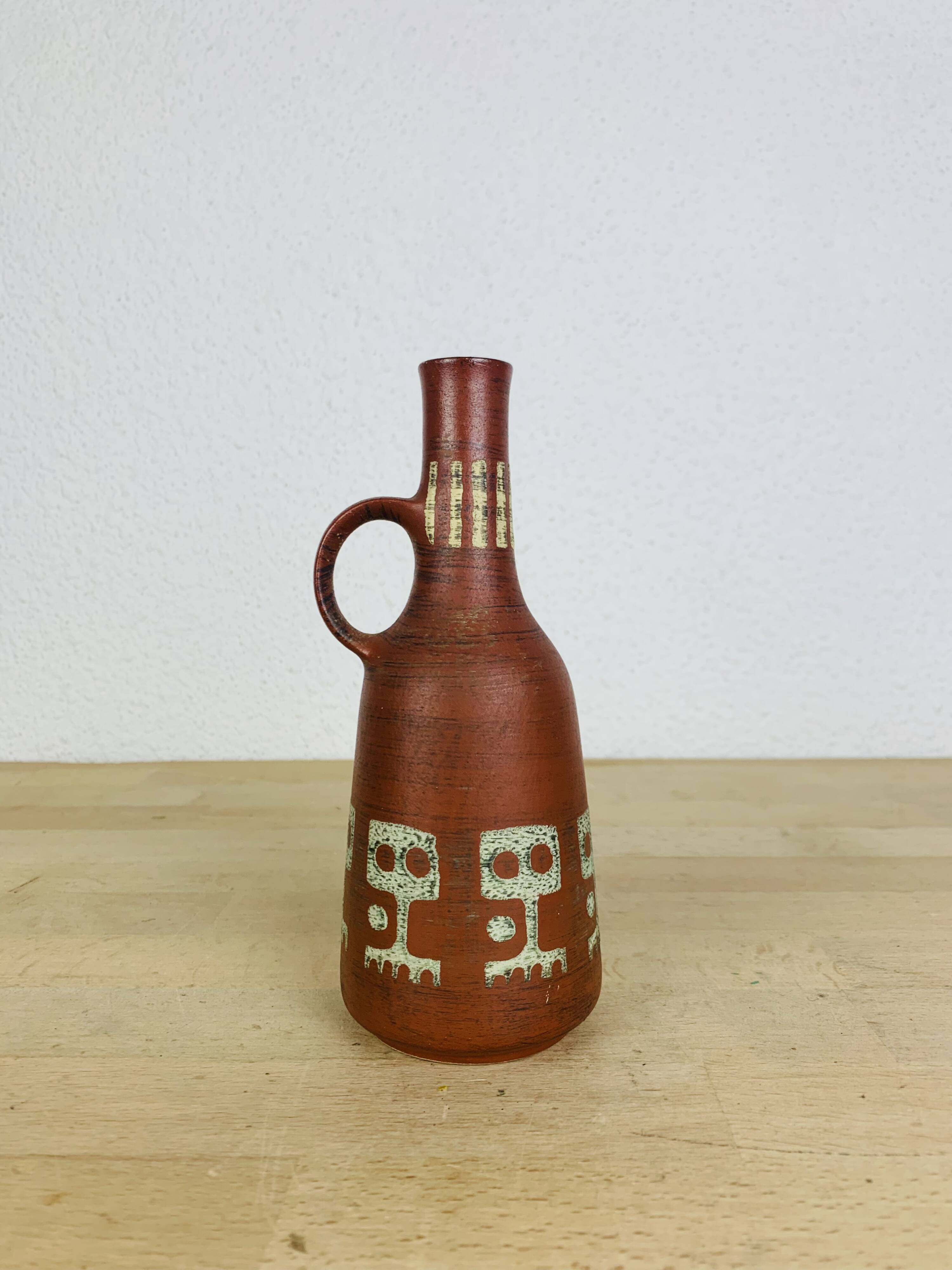 West Germany ceramic soliflore vase, 1960s