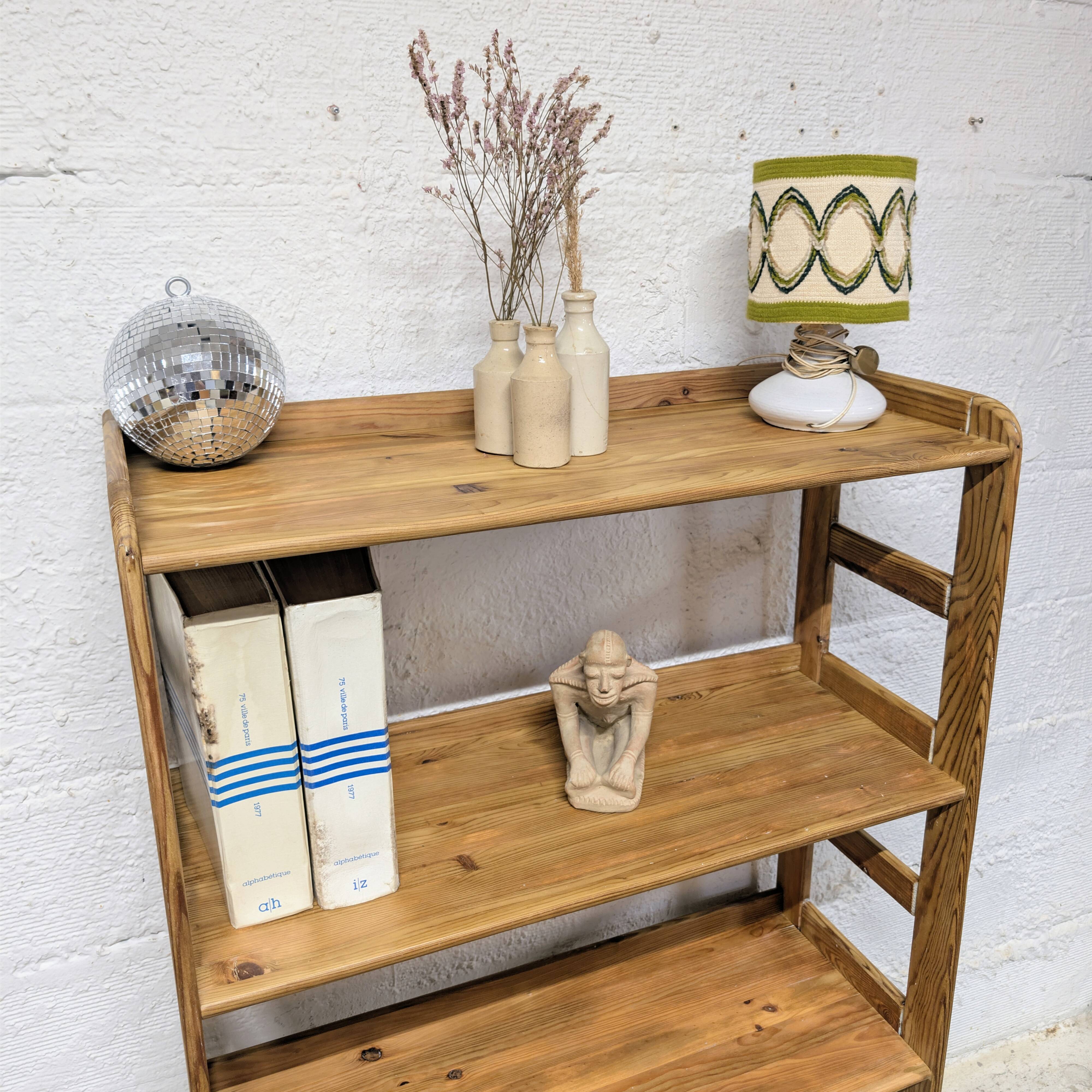 Vintage wooden shelf