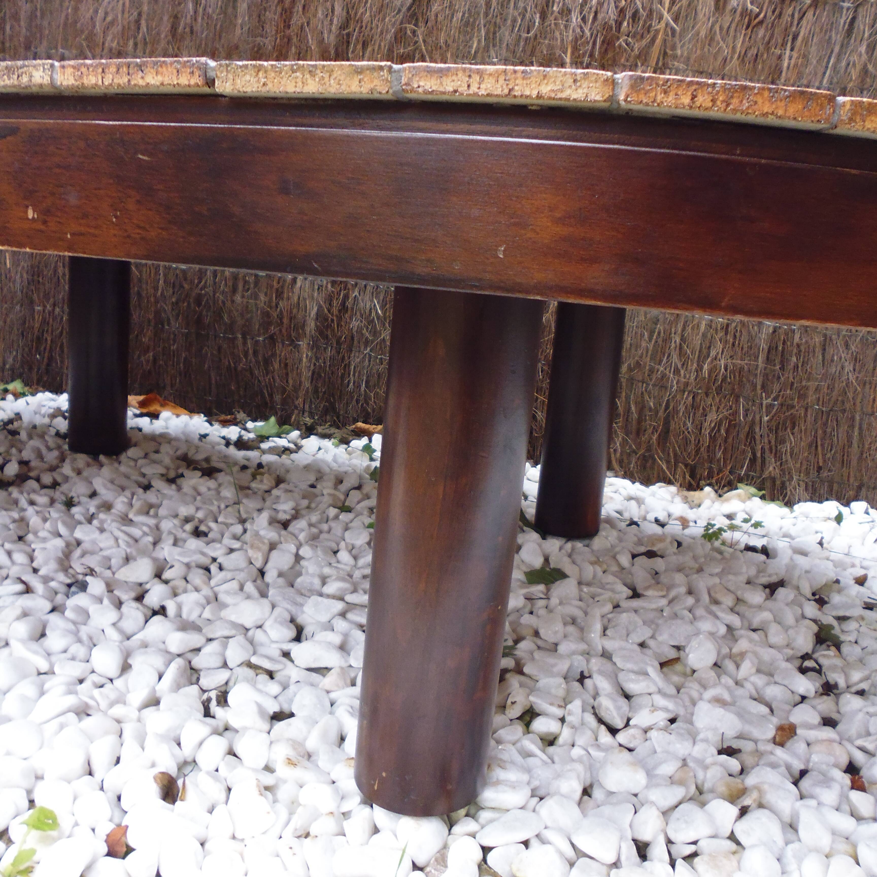 Coffee table Capron ceramic oval 70