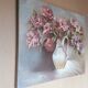 Oil painting of a bouquet of flowers 60x50 cm