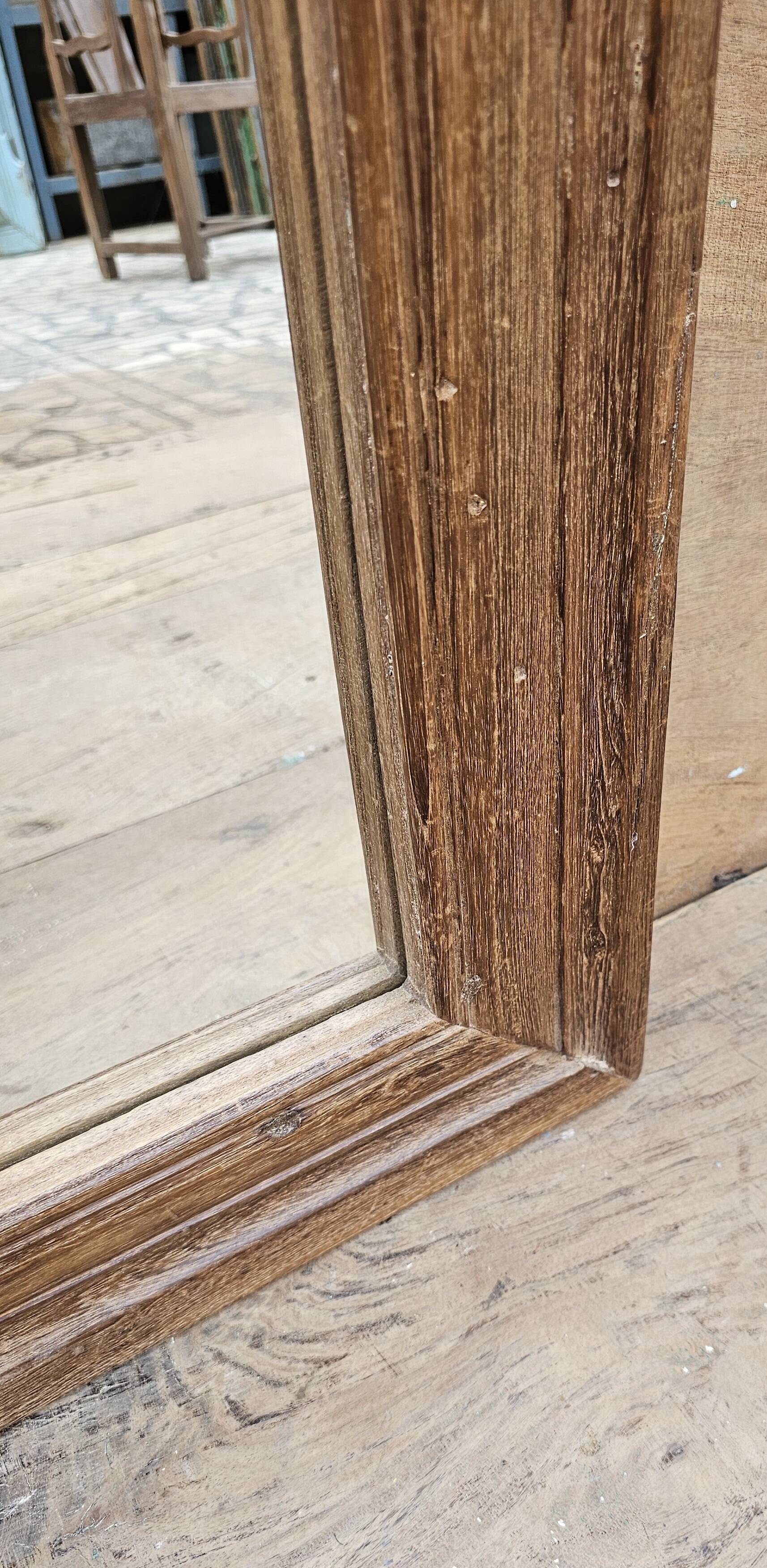 Teak mirror from Burma