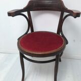Fauteuil en bois courbé ancien