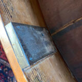 Louis XV period chest of drawers in violet wood.bronze trim