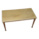 Marble and bronze coffee table