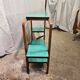 Trolley, green formica shelf 1960