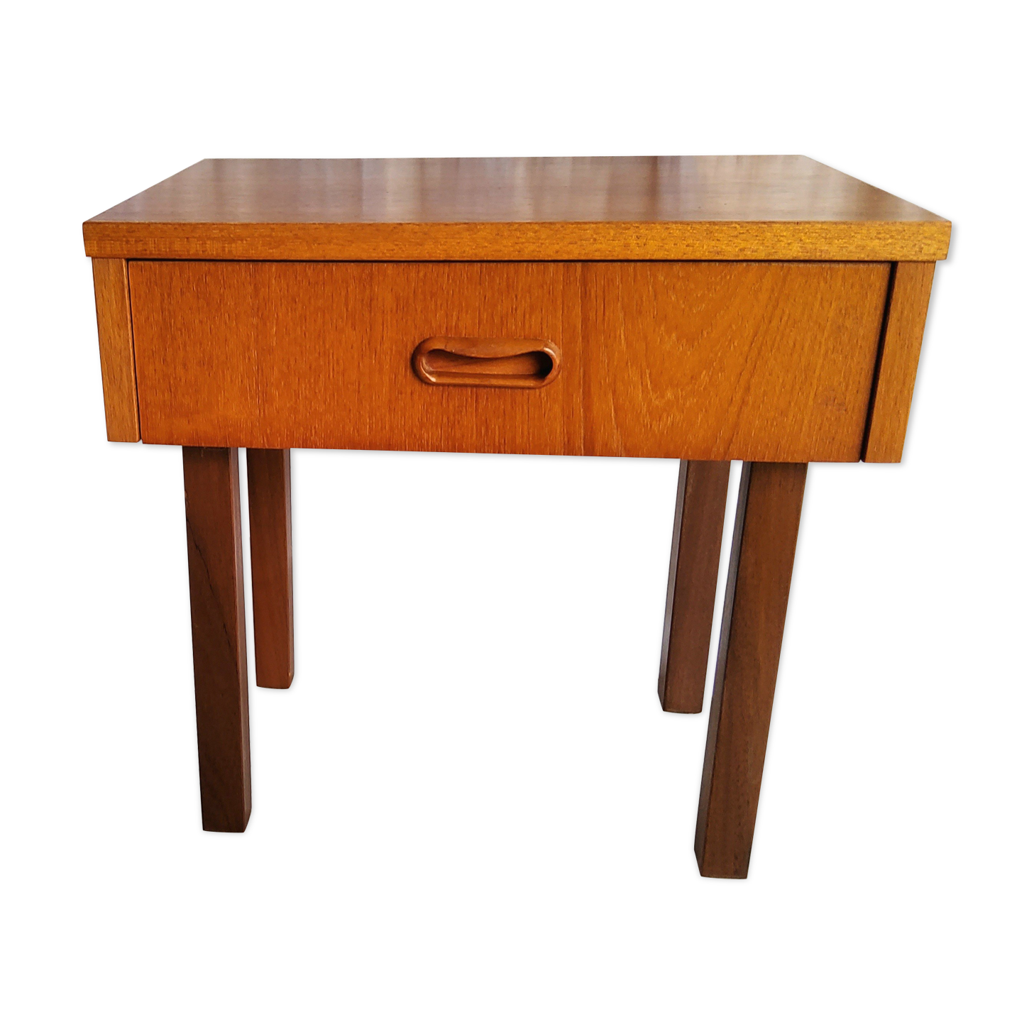 Teak bedside