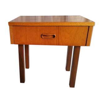 Teak bedside