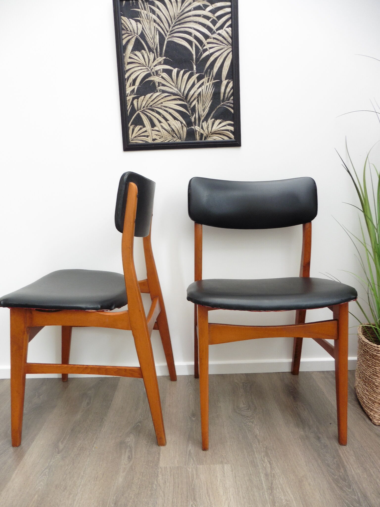 Pair of scandinavian style chairs