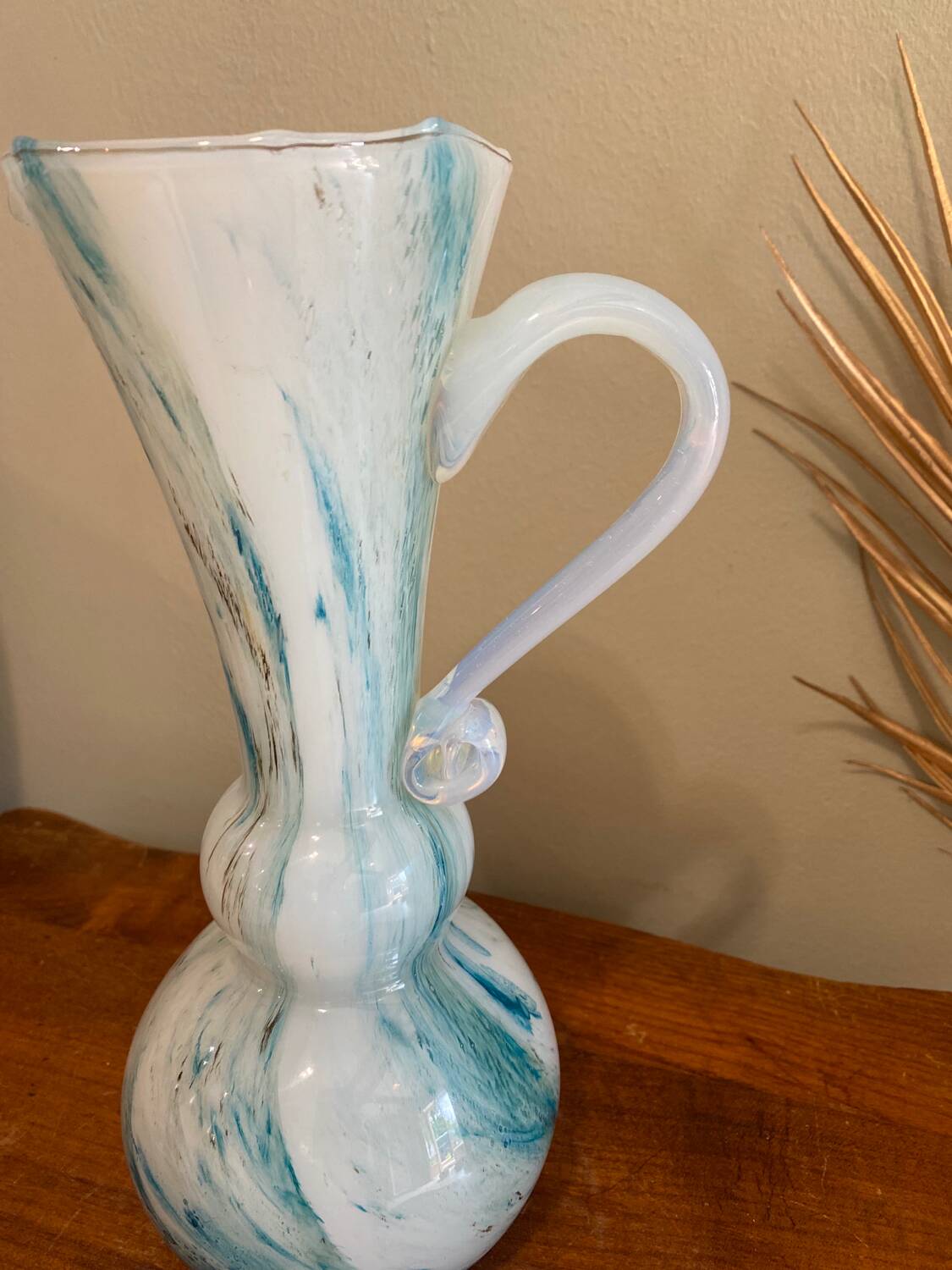 Murano blown glass vase