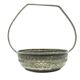 Art Deco sugar bowl, silver-plated brass, Poland, 1920s