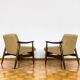 Kvadrat Customizable Pair Of Restored Mid Century Armchairs, 1960s