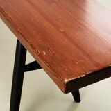 Ilmari Tapiovaara Early Pirkka Bench for Laukaan Puu Finland 1950s