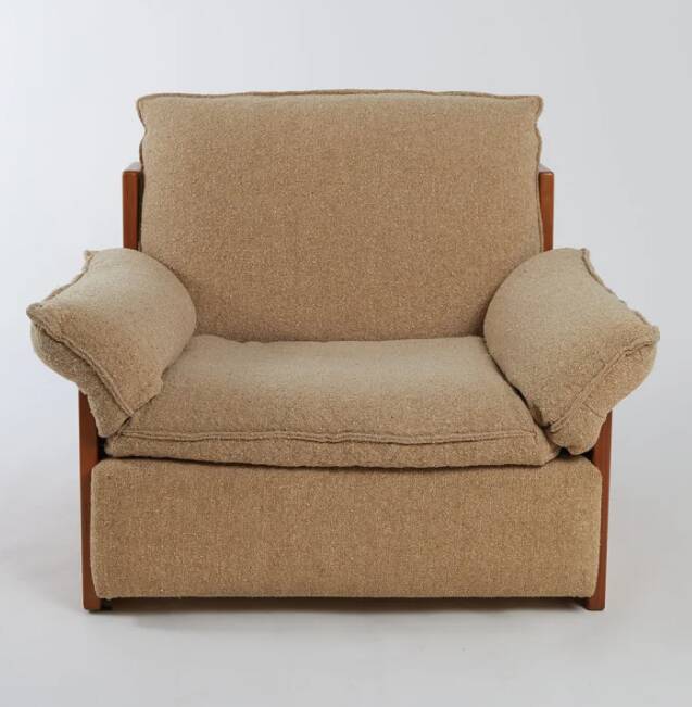 Fauteuil en orme Maison Regain - années 1980