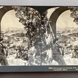 Old photography stereo, stereograph, luxury albumine 1903 Granada, Spain