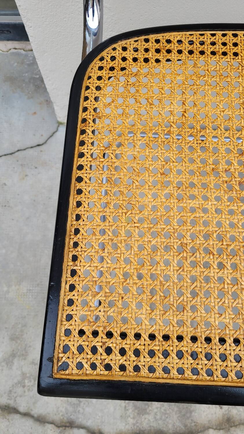 Set of 4 Marcel Breuer cesca black b32 chairs