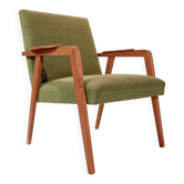 Fauteuil scandinave Mid-Century vert, Suède, années 1960