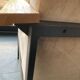 Pair of pomax metal/velvet armchairs
