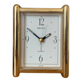 Seiko vintage gold quartz alarm clock