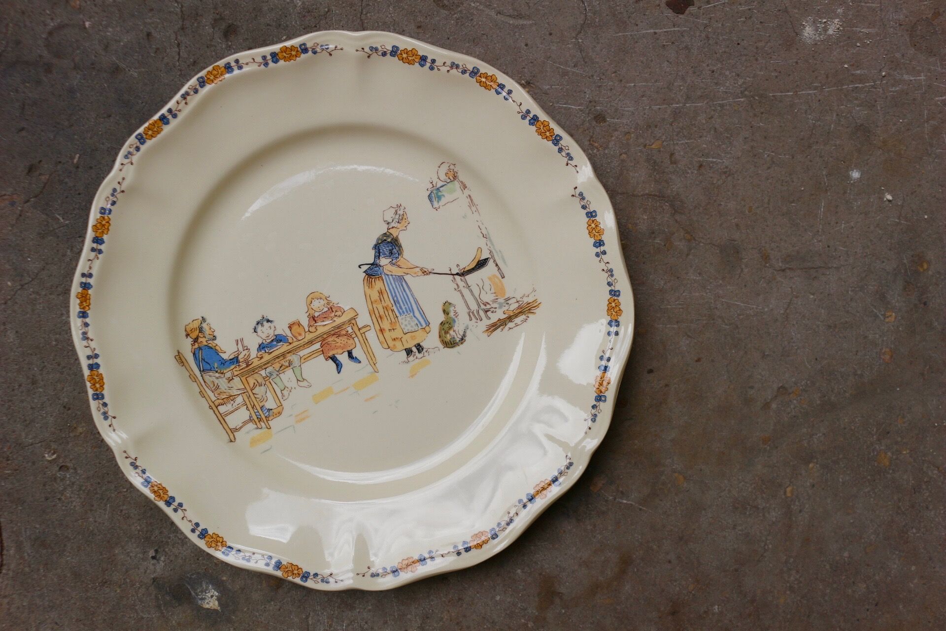 Plates children richards, sarreguemines