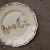 Assiettes enfants richards, sarreguemines