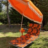 Vintage orange umbrella