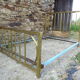 Antique brass bed in 140