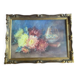 Painting of a bouquet of dahlias, 1900s