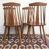 Set of 4 scandinavian chairs