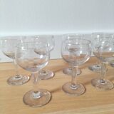 Set of 11 liqueur glasses