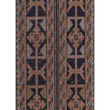 Vintage Turkish Oushak Handwoven Rug 58x667 cm