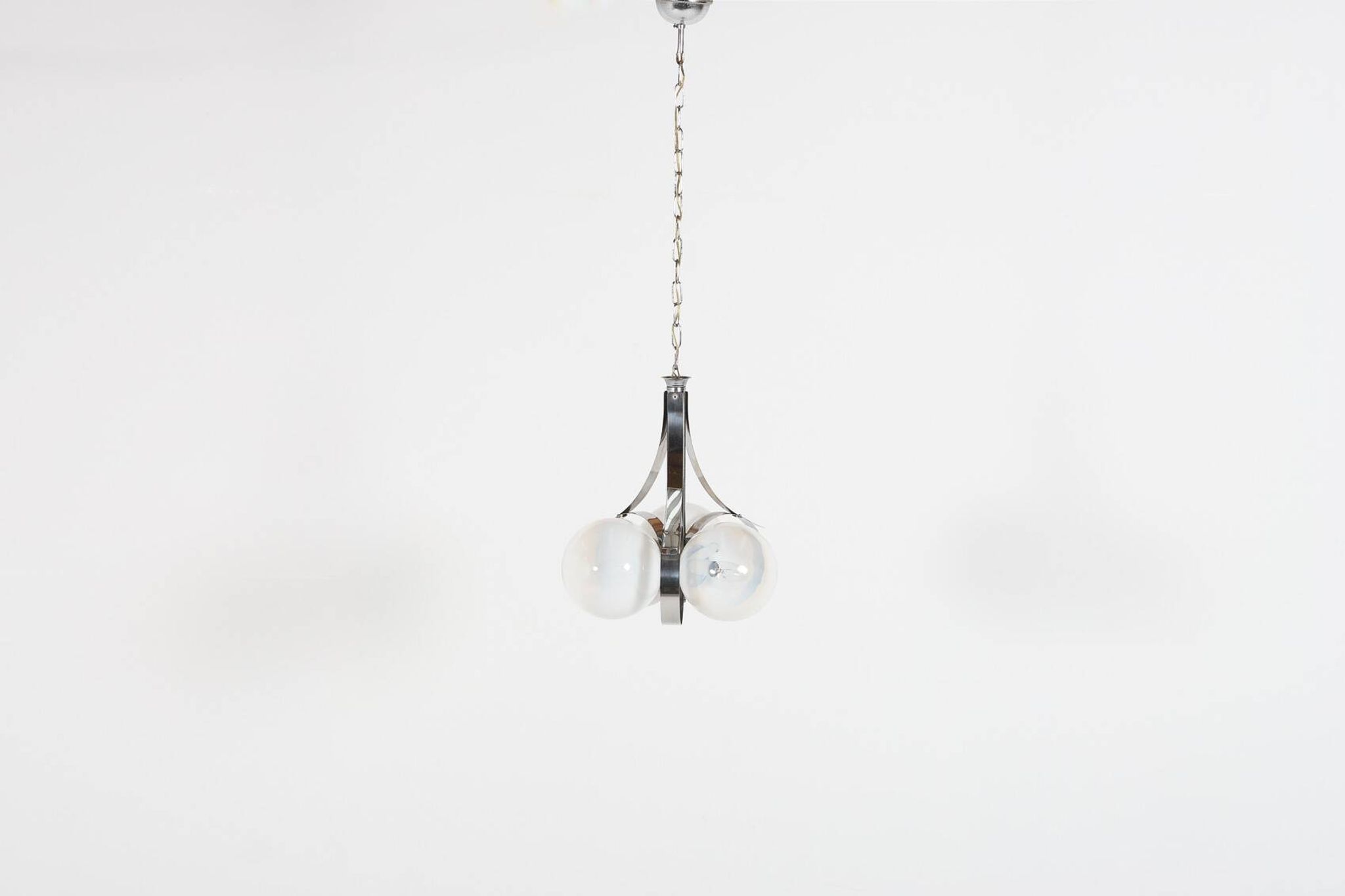 Lampe à suspension italienne moderne de Mazzega
