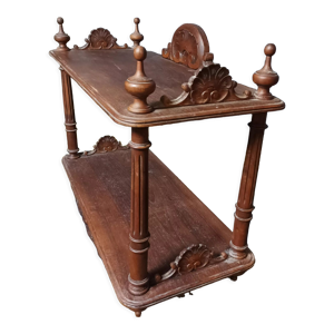 Etagère Napoléon III en noyer