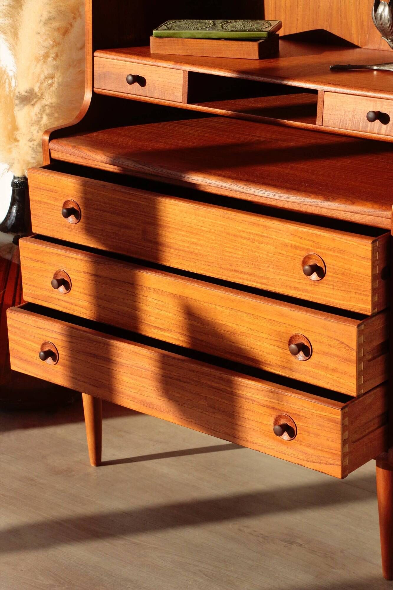 Secrétaire scandinave en teck - MSE Mobler 1960