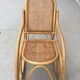 Rocking chair children wooden, rattan and canning circa 60/70