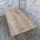 Small antique farmhouse table in solid pine.