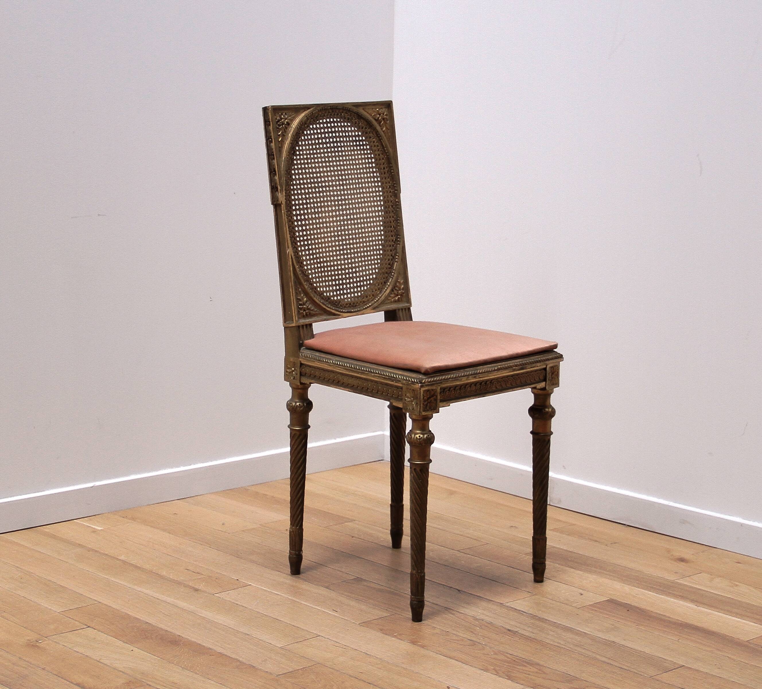 Pair of vintage Louis XVI chairs