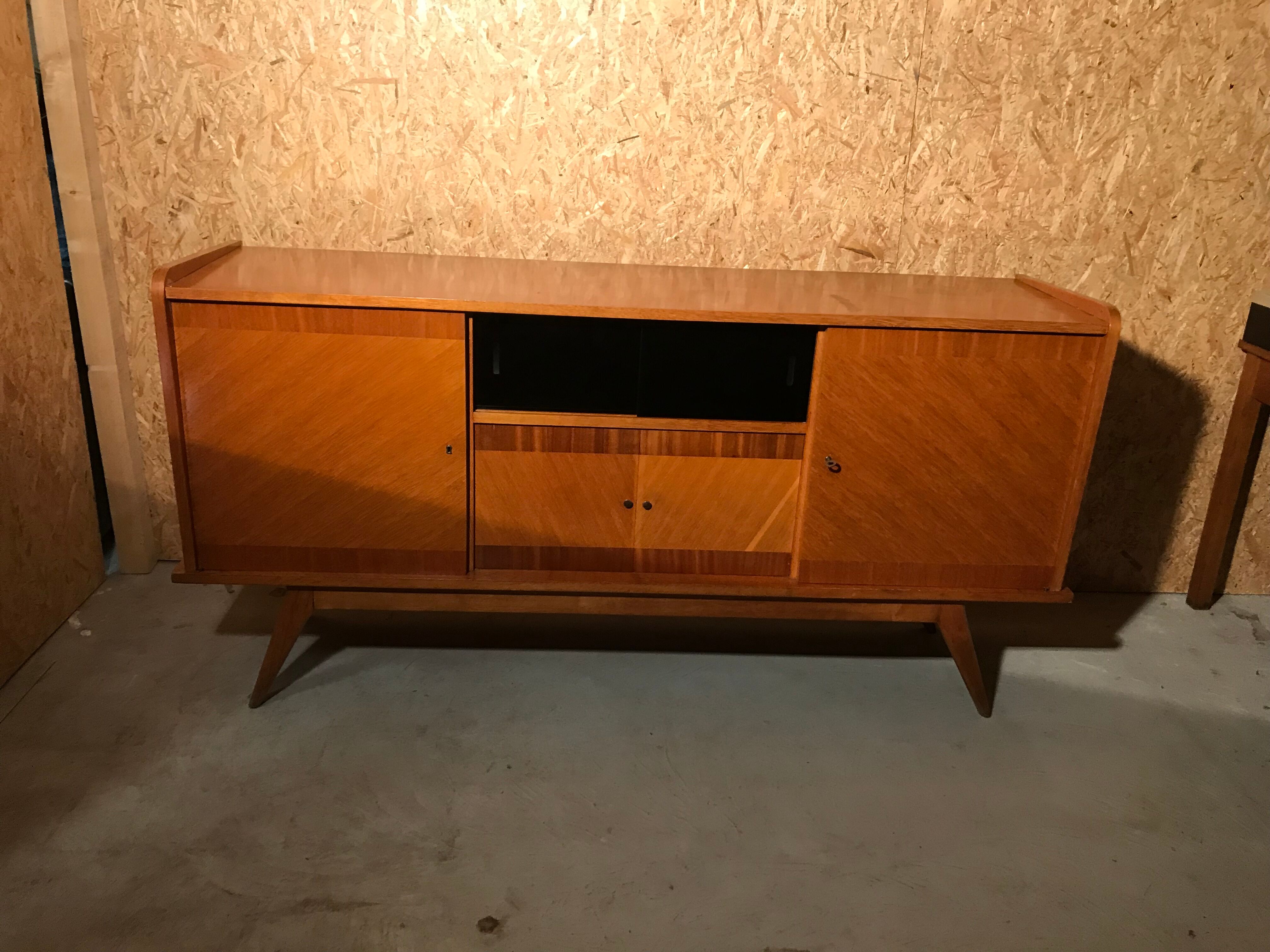 Sideboard feet compass vintage year 50/60s
