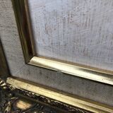 Peinture abstraite sur panneau