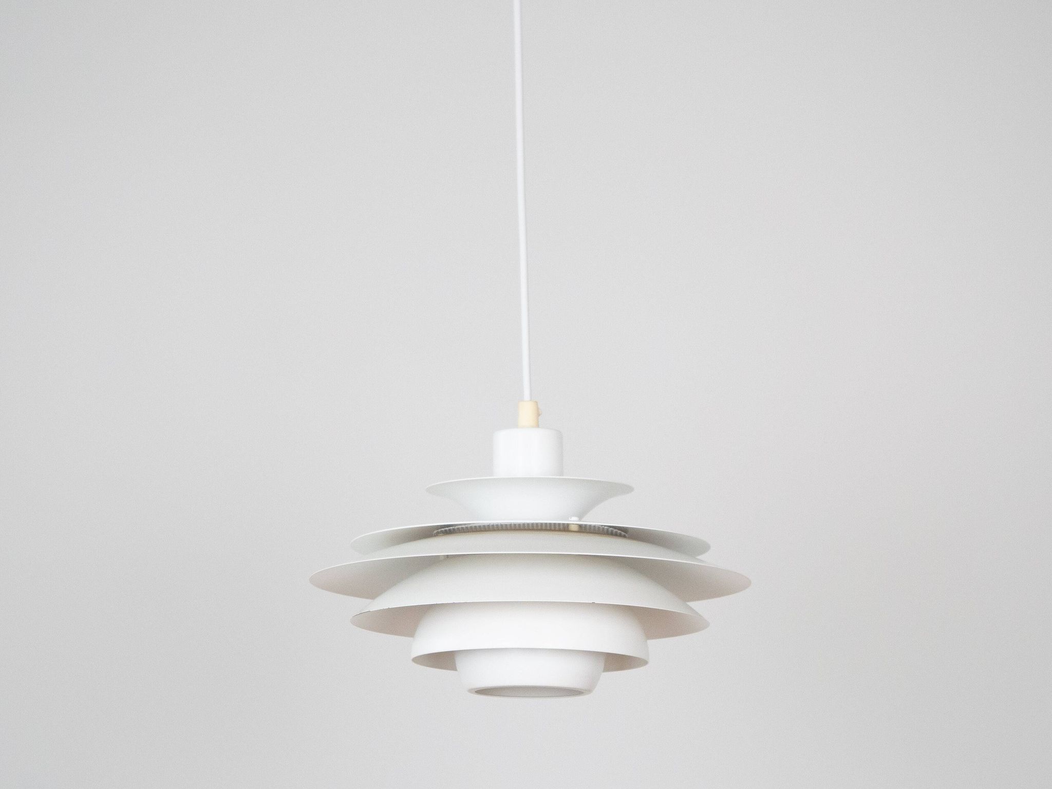 Danish vintage Verona lamp by Kurt Wiborg, Jeka, 1980s