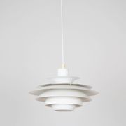 Danish vintage Verona lamp by Kurt Wiborg, Jeka, 1980s