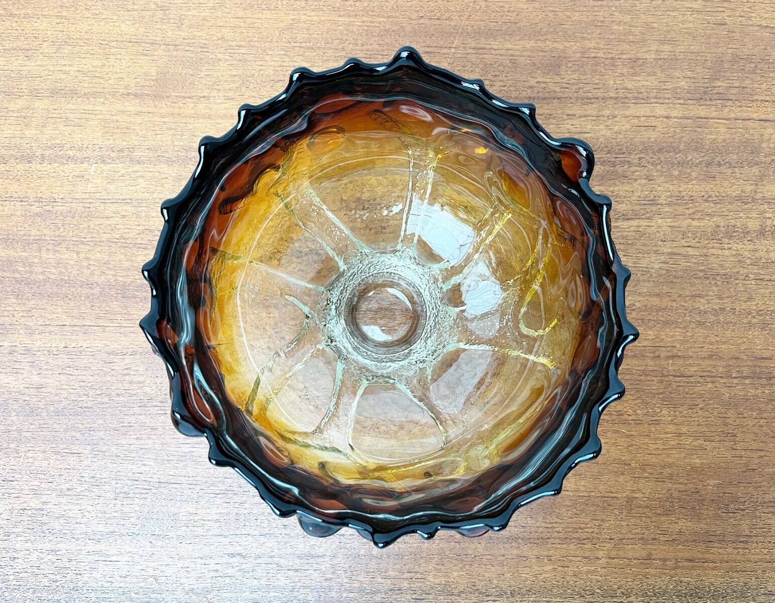 Mid-Century Modern Art Glass Tree Bowl by Kai Blomqvist for Kumela, Finland, 1960s